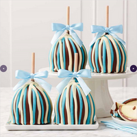 Mrs Prindables Baby Blue & Baby Pink Triple Chocolate Caramel Apple 12-Pack