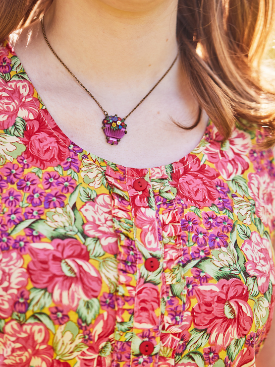 April Cornell Floral Market Young Lady Dress