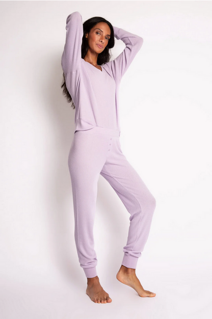 P.J. Salvage Women's Textured Essentials PJ Set 1