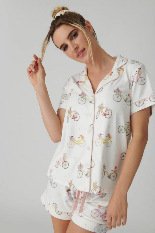 P.J. Salvage Women's Floral Market PJ Set