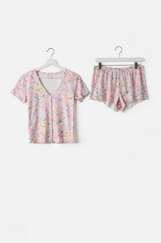 P.J. Salvage Women's Floral Fields PJ Set