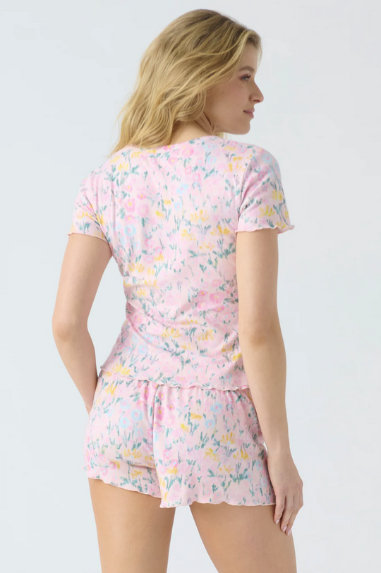 P.J. Salvage Women's Floral Fields PJ Set