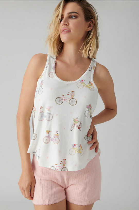 P.J. Salvage Women's Floral Market Tank