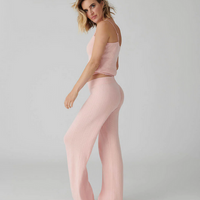 P.J. Salvage Women's Sweetheart Pointelle PJ Set - Pale Pink