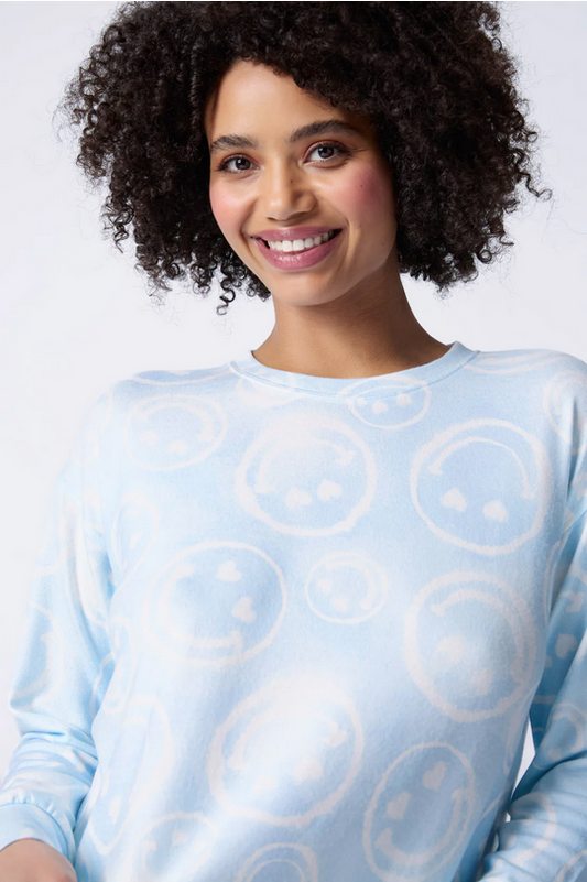 P.J. Salvage Women's Happy Days Long Sleeve Top