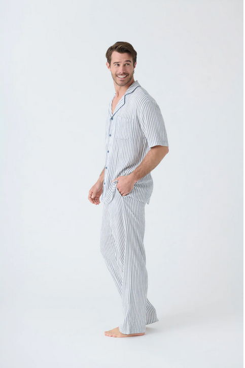 P.J. Salvage Men's Woven PJ Set