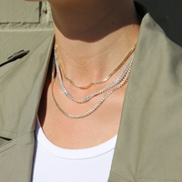 ARGENTO VIVO THE SERGIA CHAIN NECKLACE