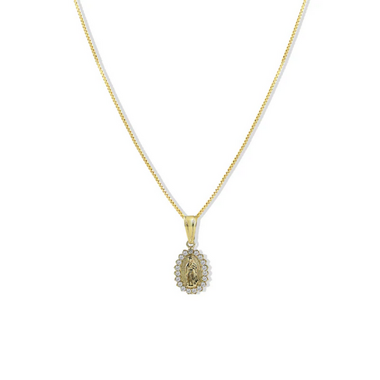 ARGENTO VIVO THE CZ GUADALUPE NECKLACE