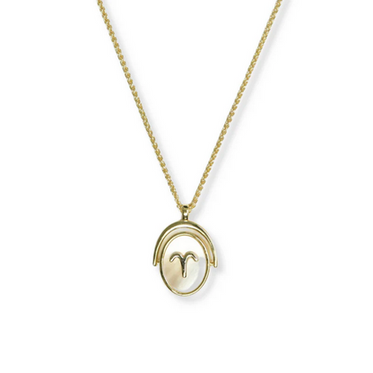 ARGENTO VIVO THE ZODIAC SPINNER NECKLACE
