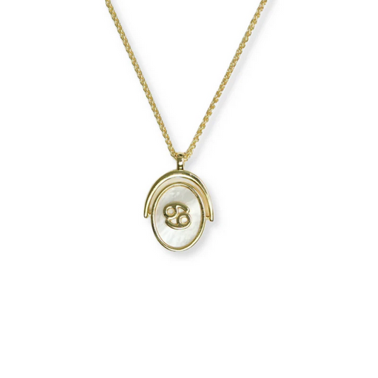 ARGENTO VIVO THE ZODIAC SPINNER NECKLACE