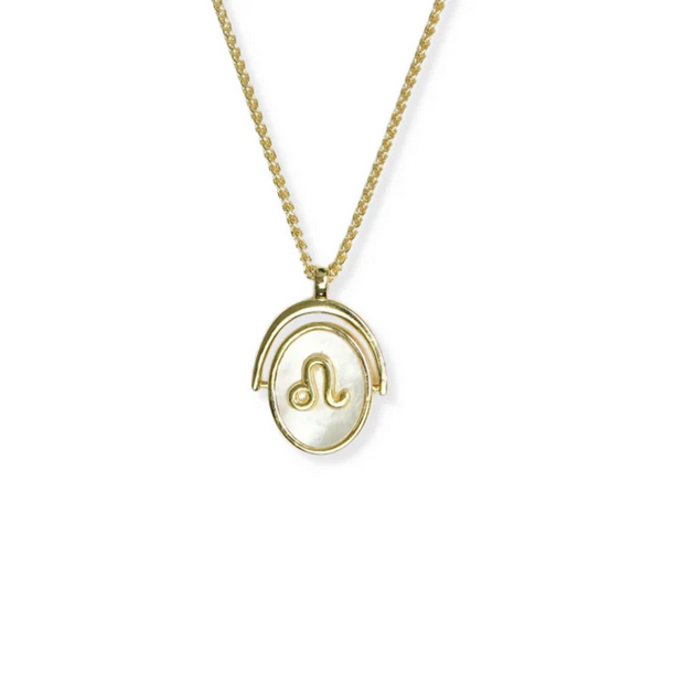 ARGENTO VIVO THE ZODIAC SPINNER NECKLACE