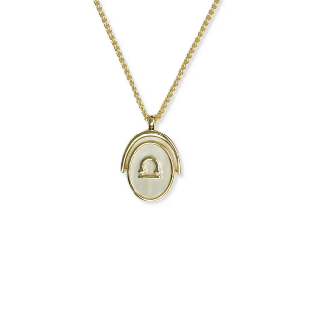 ARGENTO VIVO THE ZODIAC SPINNER NECKLACE