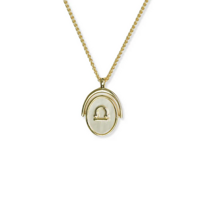 ARGENTO VIVO THE ZODIAC SPINNER NECKLACE