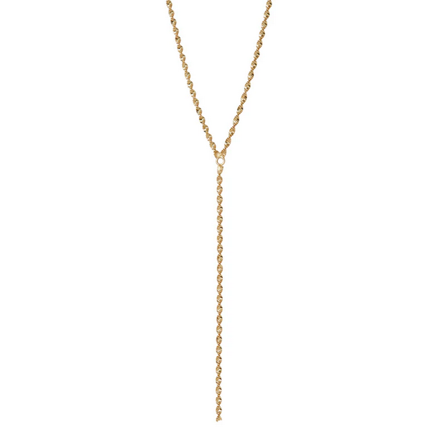 ARGENTO VIVO THE SINGAPORE CHAIN LARIAT NECKLACE