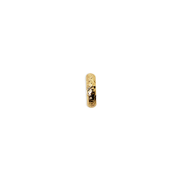ARGENTO VIVO THE DIAMOND CUT EAR CUFF