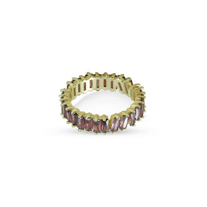 ARGENTO VIVO THE AMETHYST KARLA BAGUETTE RING