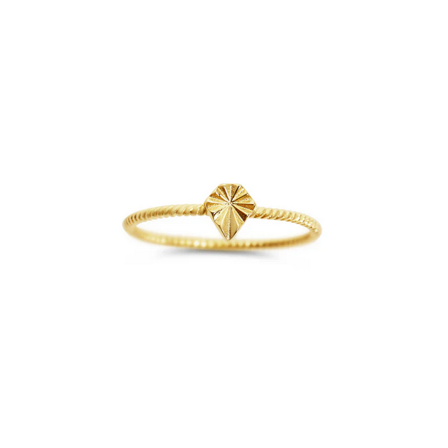 ARGENTO VIVO THE TALIA TEXTURED RING