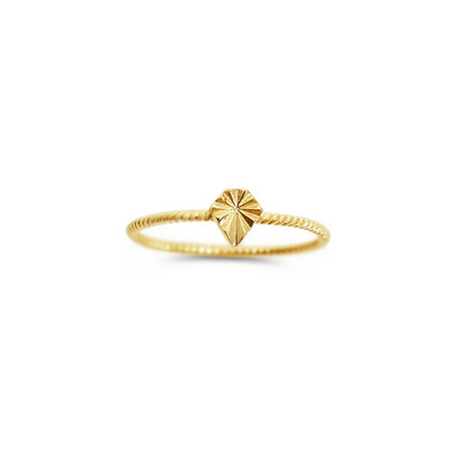ARGENTO VIVO THE TALIA TEXTURED RING