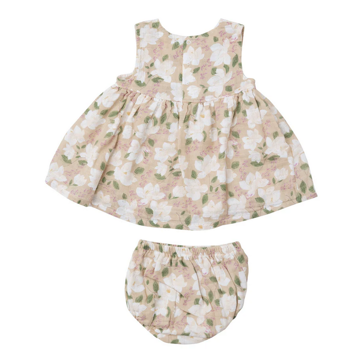 Angel Dear Kid's Kimono Dress & Bloomer - Magnolias