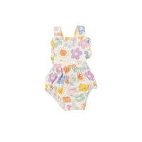 Angel Dear Kid's Ruffle Bib Bubble - Happy Suns