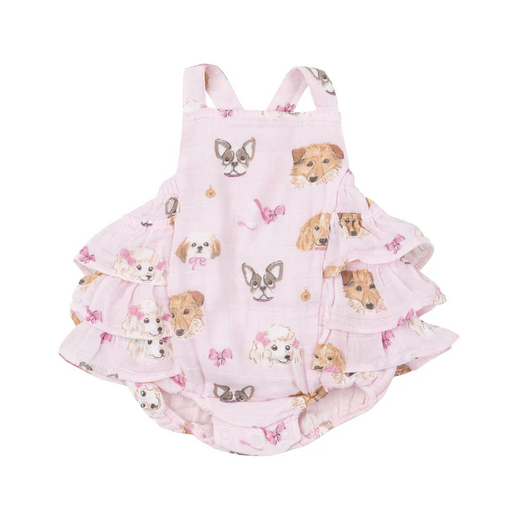 Angel Dear Kid's Ruffle Sunsuit