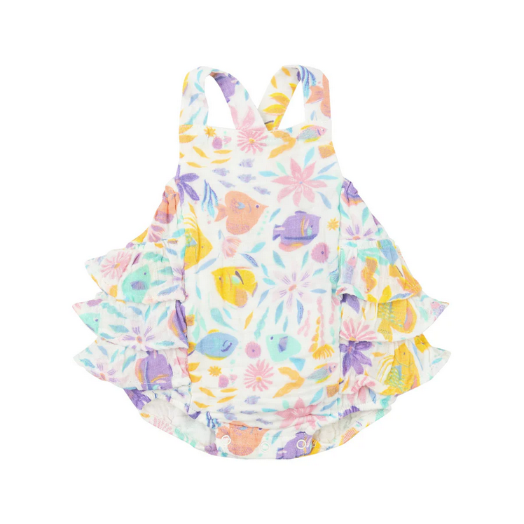 Angel Dear Kid's Ruffle Sunsuit