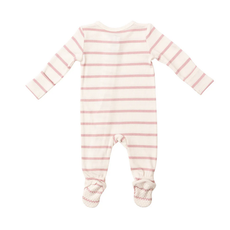 Angel Dear Kid's Rib 2 Way Zipper Footie