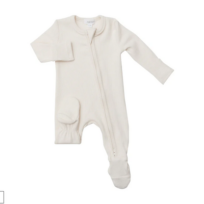 Angel Dear Kid's Rib 2 Way Zipper Footie