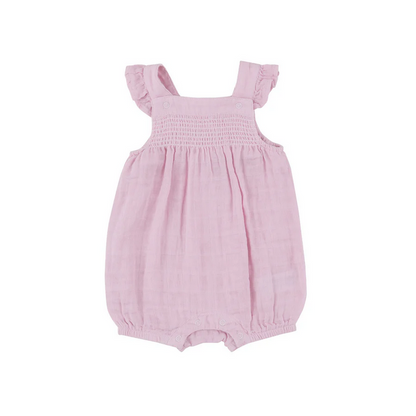 Angel Dear Kid's Smocked Front Overall Shortie