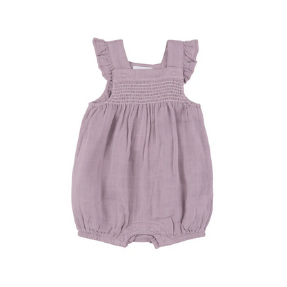 Angel Dear Kid's Smocked Front Overall Shortie