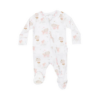 Angel Dear Kid's 2 Way Zipper Ruffle Back Footie