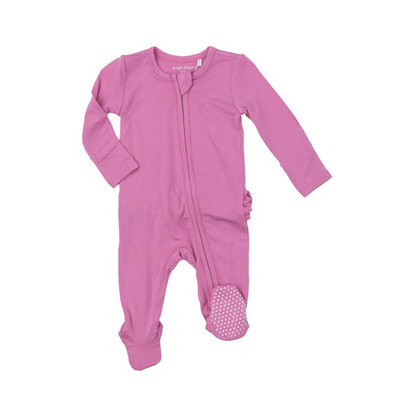 Angel Dear Kid's 2 Way Zipper Ruffle Back Footie