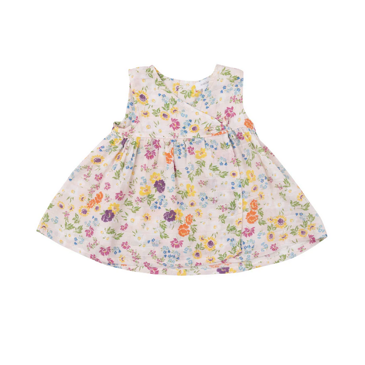 Angel Dear Kid's Kimono Dress & Bloomer - Cheery Mix Floral