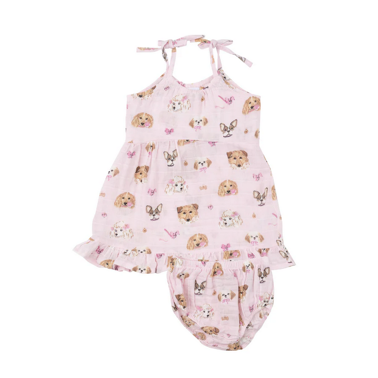 Angel Dear Kid's Twirly Tank Dress & Diaper Cover