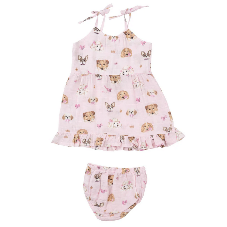 Angel Dear Kid's Twirly Tank Dress & Diaper Cover