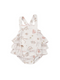 Angel Dear Kid's Ruffle Sunsuit - Wild West Pink