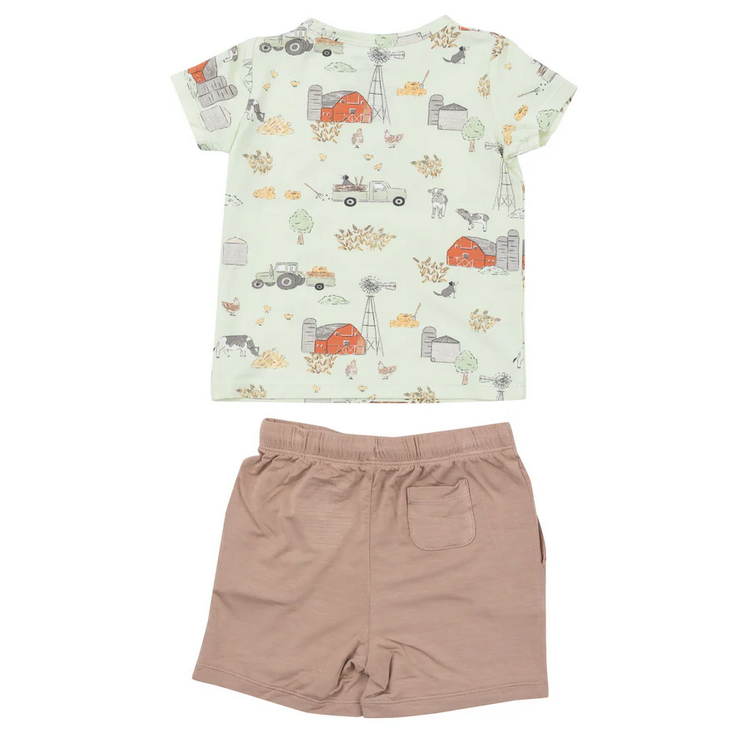 Angel Dear Kid's Crew Neck Tee & Short Set