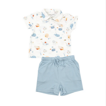 Angel Dear Kid's Polo Shirt & Short Set