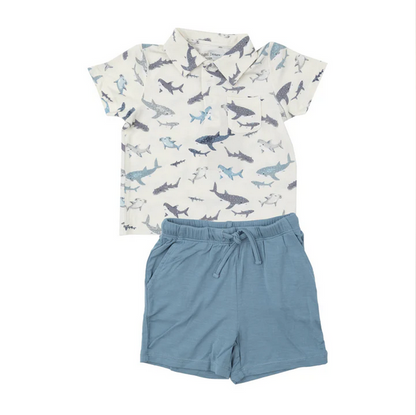 Angel Dear Kid's Polo Shirt & Short Set