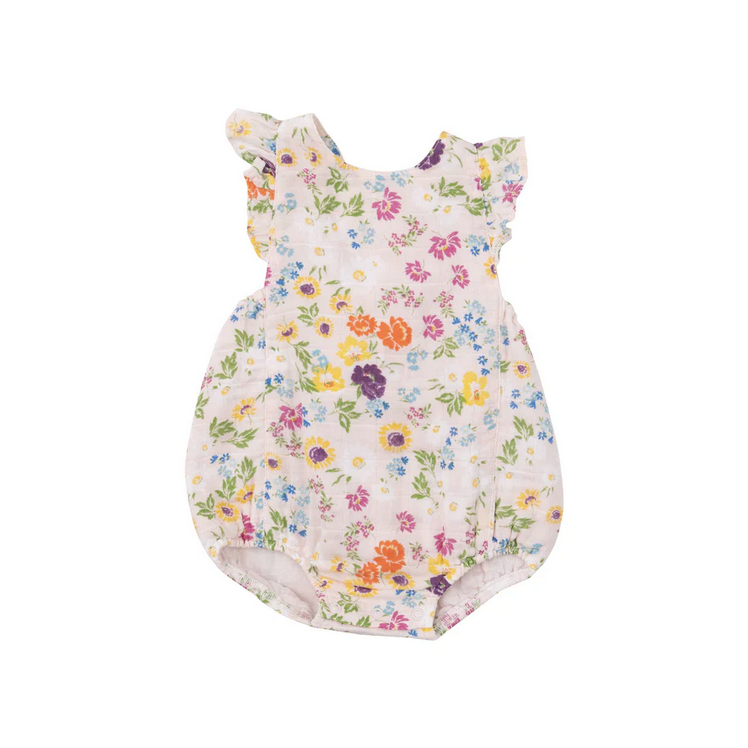 Angel Dear Kid's Sunsuit - Cheery Mix Floral