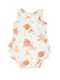 Angel Dear Kid's Ruffle Tank Bubble - Spring Peaches