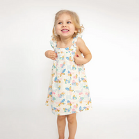 Angel Dear Kid's Sundress & Diaper Cover - Butterfly Patch