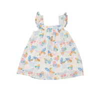 Angel Dear Kid's Sundress & Diaper Cover - Butterfly Patch