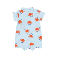 Angel Dear Kid's Polo Shortie - Crabby Cuties