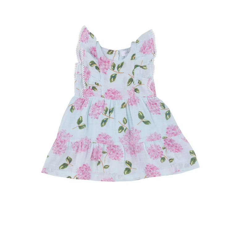 Angel Dear Kid's Picot Edged Dress + Diaper Cover