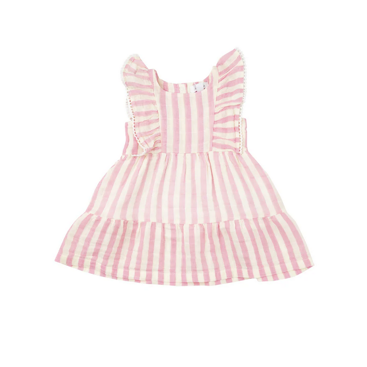 Angel Dear Kid's Picot Edged Dress + Diaper Cover