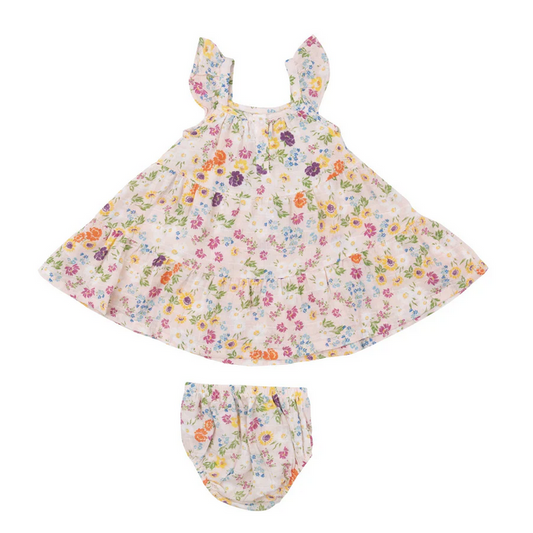 Angel Dear Kid's Twirly Sundress & Diaper Cover