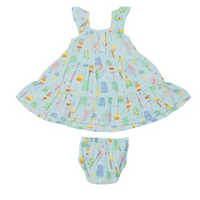 Angel Dear Kid's Twirly Sundress & Diaper Cover