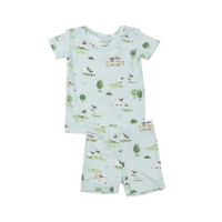 Angel Dear Kid's Short Lounge Wear Set - Valais Sheep