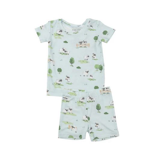 Angel Dear Kid's Short Lounge Wear Set - Valais Sheep